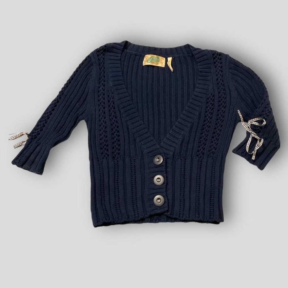 Guess Crop Knit Cardigan Size XS